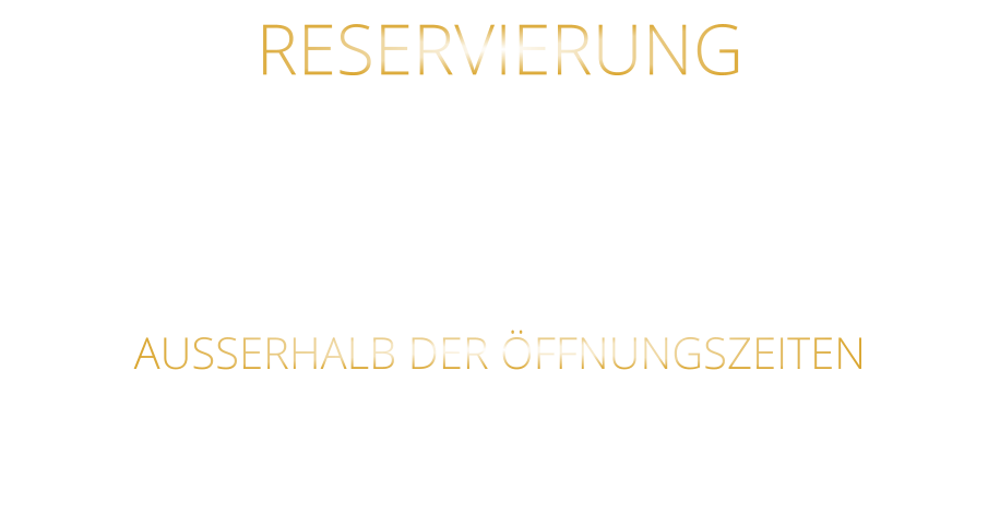 RESERVIERUNG  BITTE „NUR“ TELEFONISCH  ZU DEN ÖFFNUNGSZEITEN 0931 54271 AUSSERHALB DER ÖFFNUNGSZEITEN AB 10 UHR BIS 19 UHR 0172 3576974