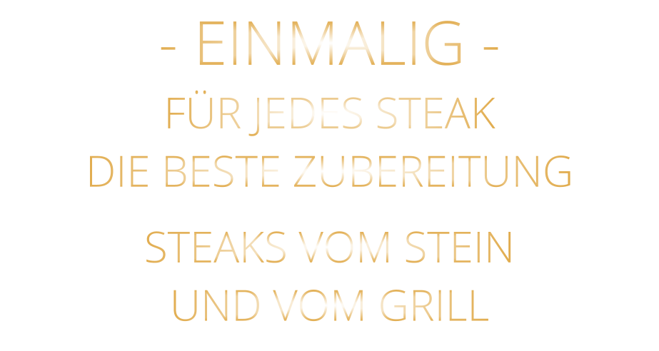 - EINMALIG - FÜR JEDES STEAK DIE BESTE ZUBEREITUNG STEAKS VOM STEIN UND VOM GRILL