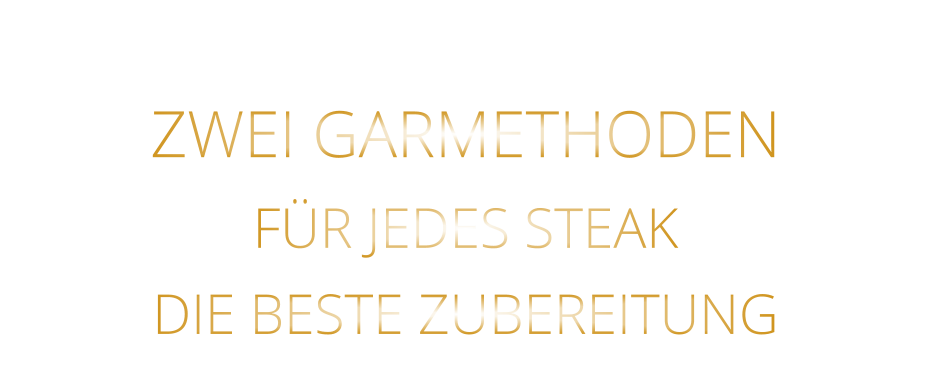ZWEI GARMETHODEN FÜR JEDES STEAK DIE BESTE ZUBEREITUNG