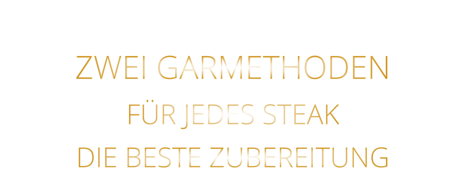 ZWEI GARMETHODEN FÜR JEDES STEAK DIE BESTE ZUBEREITUNG